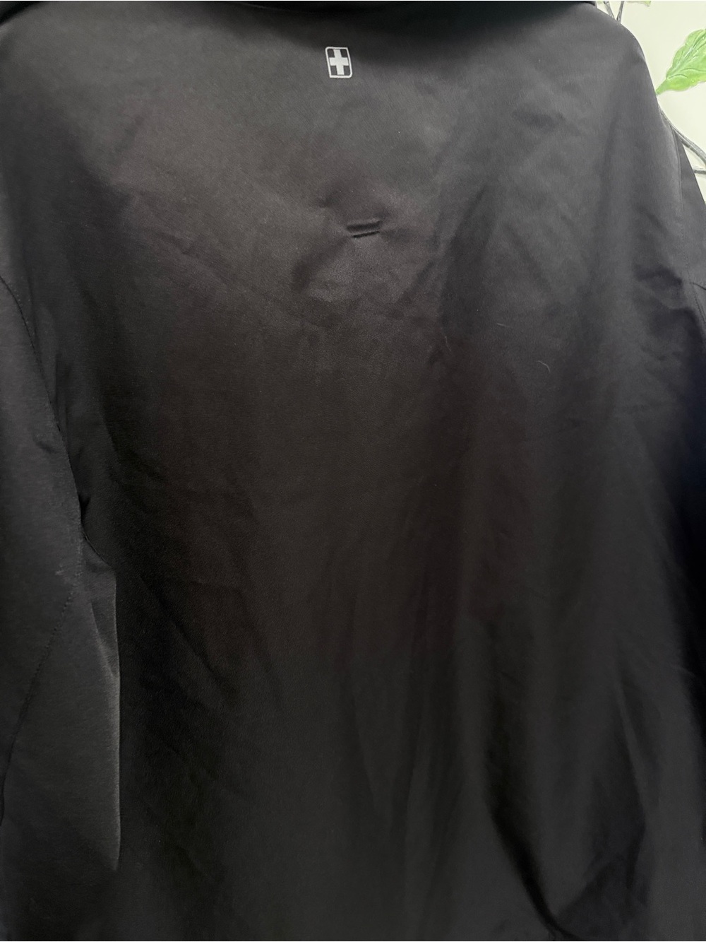 Black Hooded Women's Jacket - Lightweight Modern Coat minimalist - Picture 14 of 14
